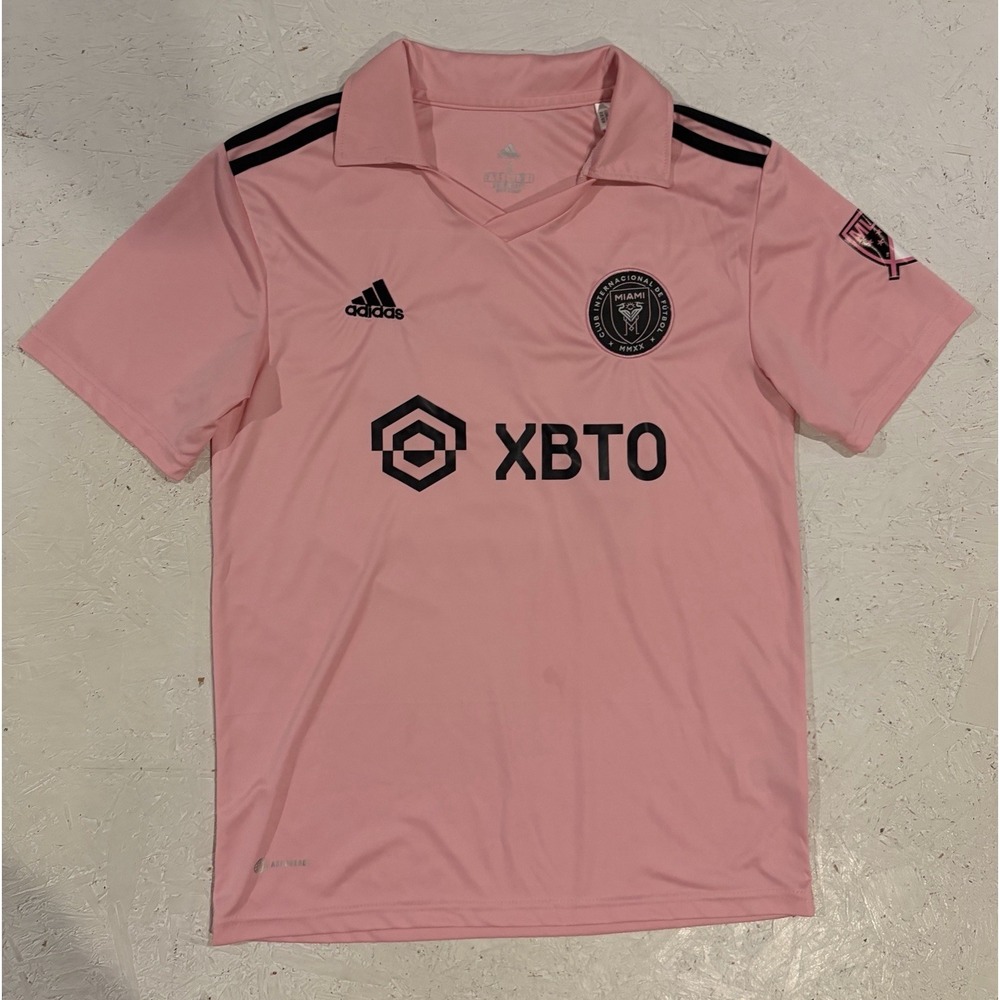 Adidas Aeroready Inter Miami 2022/23 Home Soccer Jersey Mens Size Small Pink